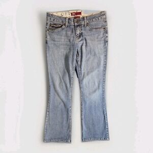 Vintage YMI Low Rise Flare Bootcut Jeans Size 5 Blue Y2K City of Angels